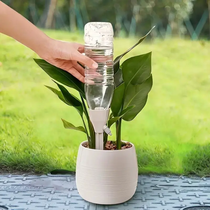 Smart Timed Automatic Watering System, 5 Adjustable Drip Irrigation Kits with Plant Sprayer Nozzles, Water-Saving Easy-to-Install Durable Automatic Garden Sprinkler for Potted Plants