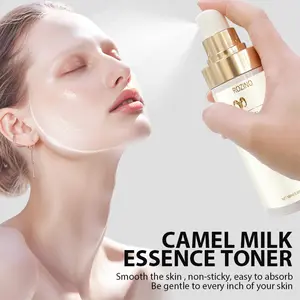 ROZINO Ovine Placenta Extract Essence Toner - Brightening & Moisturizing Formula for All Skin Types - 100ml Bottle - Camel Milk Essence Toner