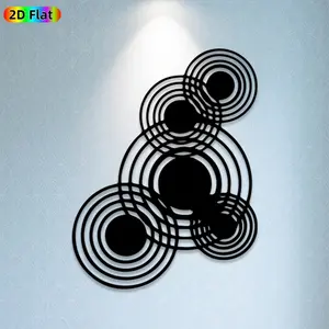 1pc Geometric Orb Metal Wall Art, Intricate Orb Statue Mural, Ideal Gift for New Year, Easter, Modern Art Enthusiasts, Powder-Coated Metal Wall Decor Wall Sculptures, Perfect for Living Room Wall & Garden Fence, Contemporary Home Accent