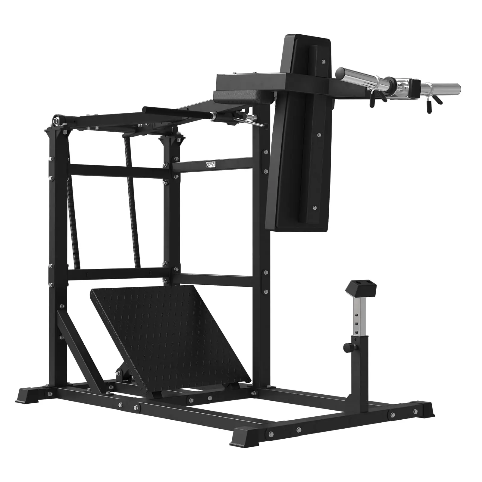 Pendulum Squat Machine, Plate Loaded Hack Squat Machine, Lower Body Strength Training Home Gym Fitness Equipment