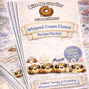 Whipped Creamy Icing Recipe Packet | Bite Me Goodies