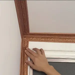 1pc self-adhesive wall corner decorative wall sticker, easy to install tear off sticker, ceiling and wall decorative strip, suitable for non electric plastic frame in living room and bedroom