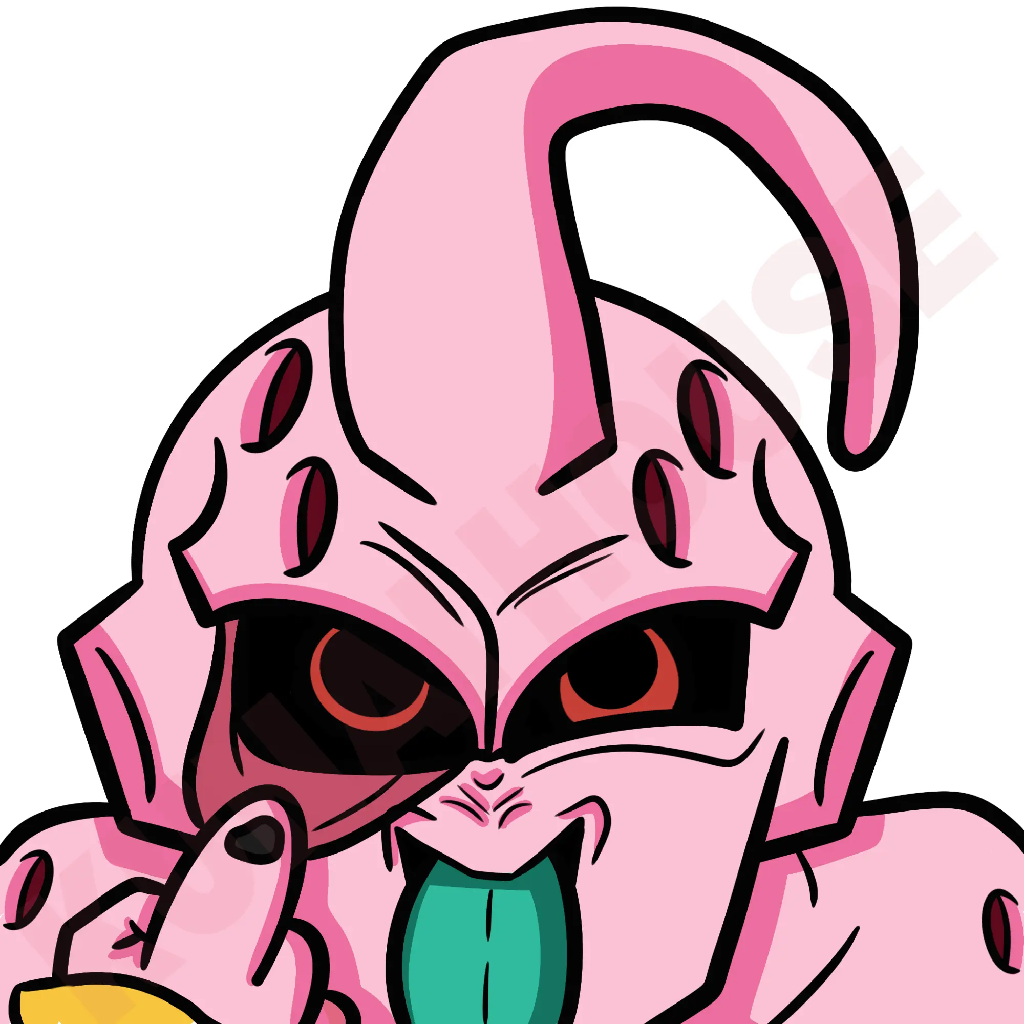 Majin Peeker Sticker