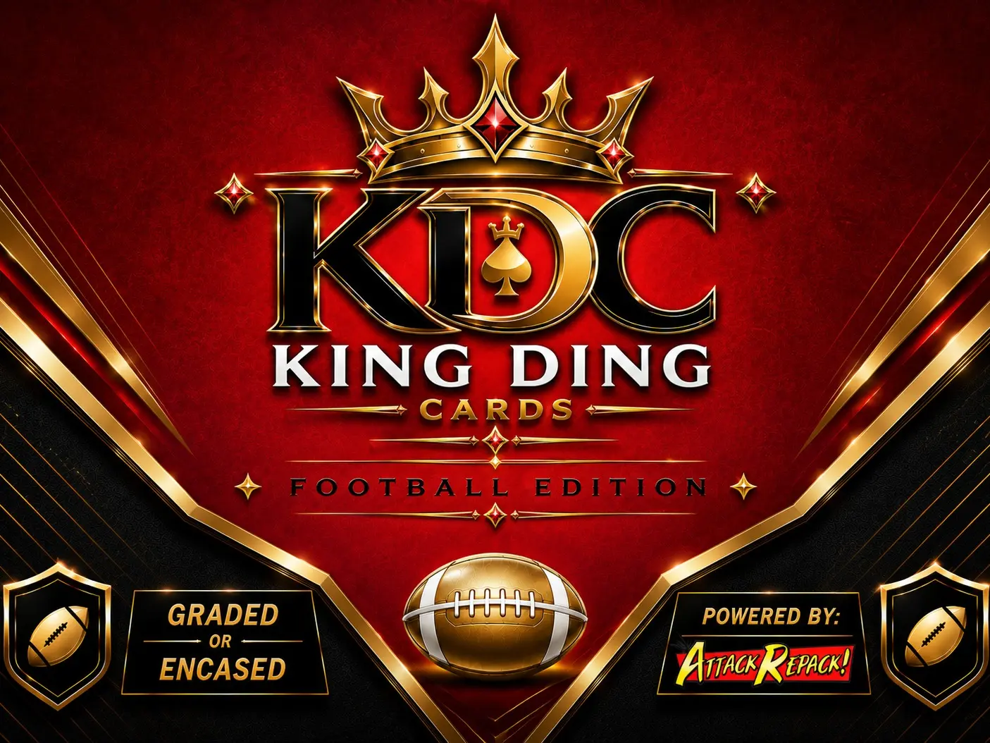 King Dings Football Edition Sports Trading Card Box Break