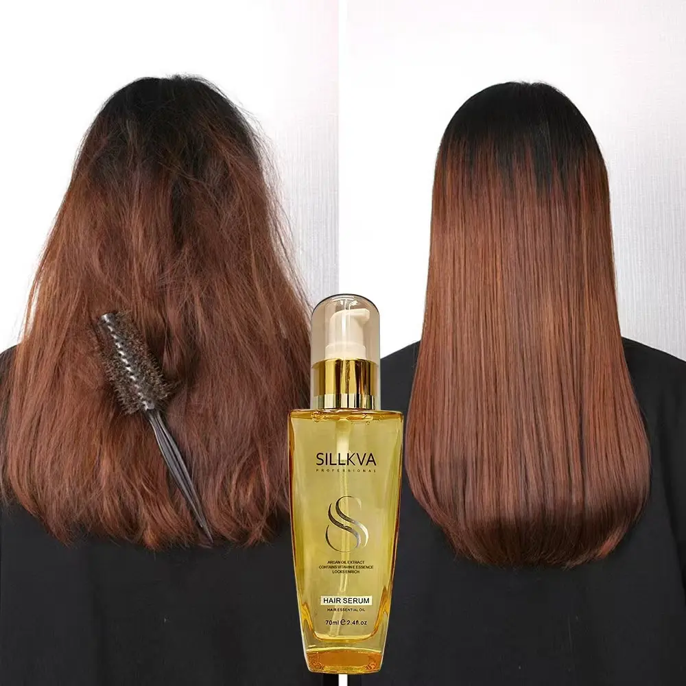 Moroccan Argan Oil, 2.4oz Moisturizing, Smoothing for Frizzy, Dry, Damaged, Dull Hair, Adds Shine, Suitable for Light Beige & Body Ideal Gift for Girlfriend Glossy Haircare Moisture Comfort Moisturize Hydrating