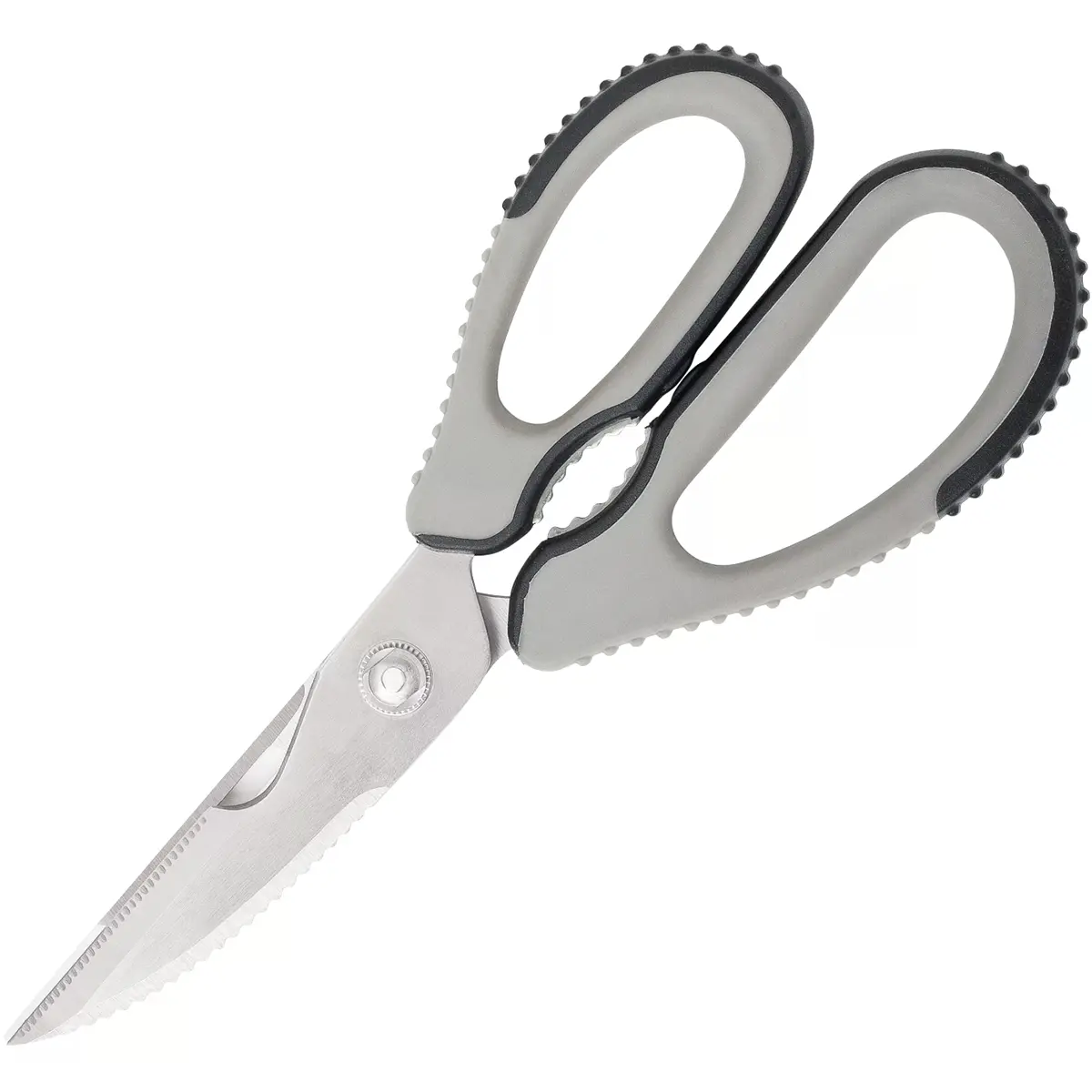 Rapala Ambidextrous Fish Shears - Plastic, Straight, Large, 2-Piece Kitchen Multi-Tool Scissors with Oversized Grip, Bone Cracker, Bottle Opener