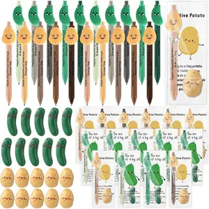 48 Sets Employee Appreciation Gifts Bulk  Pickle Pen Positive Support  Bookmark Fall Party Supplies Thank You Gifts for Coworker Teacher Staff Team Office Halloween Thanksgiving