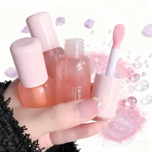 Lip Gloss, 2 Counts/setHvdrating Glossy Lip Glaze Stick.Plumping Lip Oil Kit for Girls & WomenLip Stain,Skin care, Lip Brightening LipPlumper, Lip Care Cosmetics dual head design non-sticky texture boston  lip  blush 2-in-1 velvet matte oravy