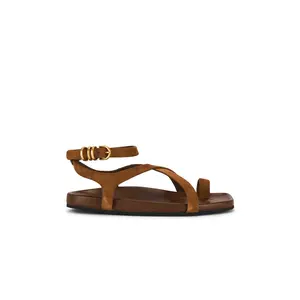 Rag & Bone Rue Sandal in Umber Suede