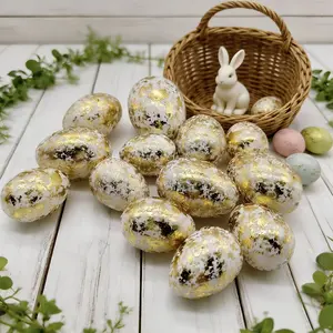 12pcs Eggs for Easter Centerpieces - 3-Size Plastic Decorative Eggs Suitable for Easter Table Decorations, Party Egg Hunts, Spring Table Settings, Home & Tabletop - Decorative Eggs for &, Party Egg Decorations