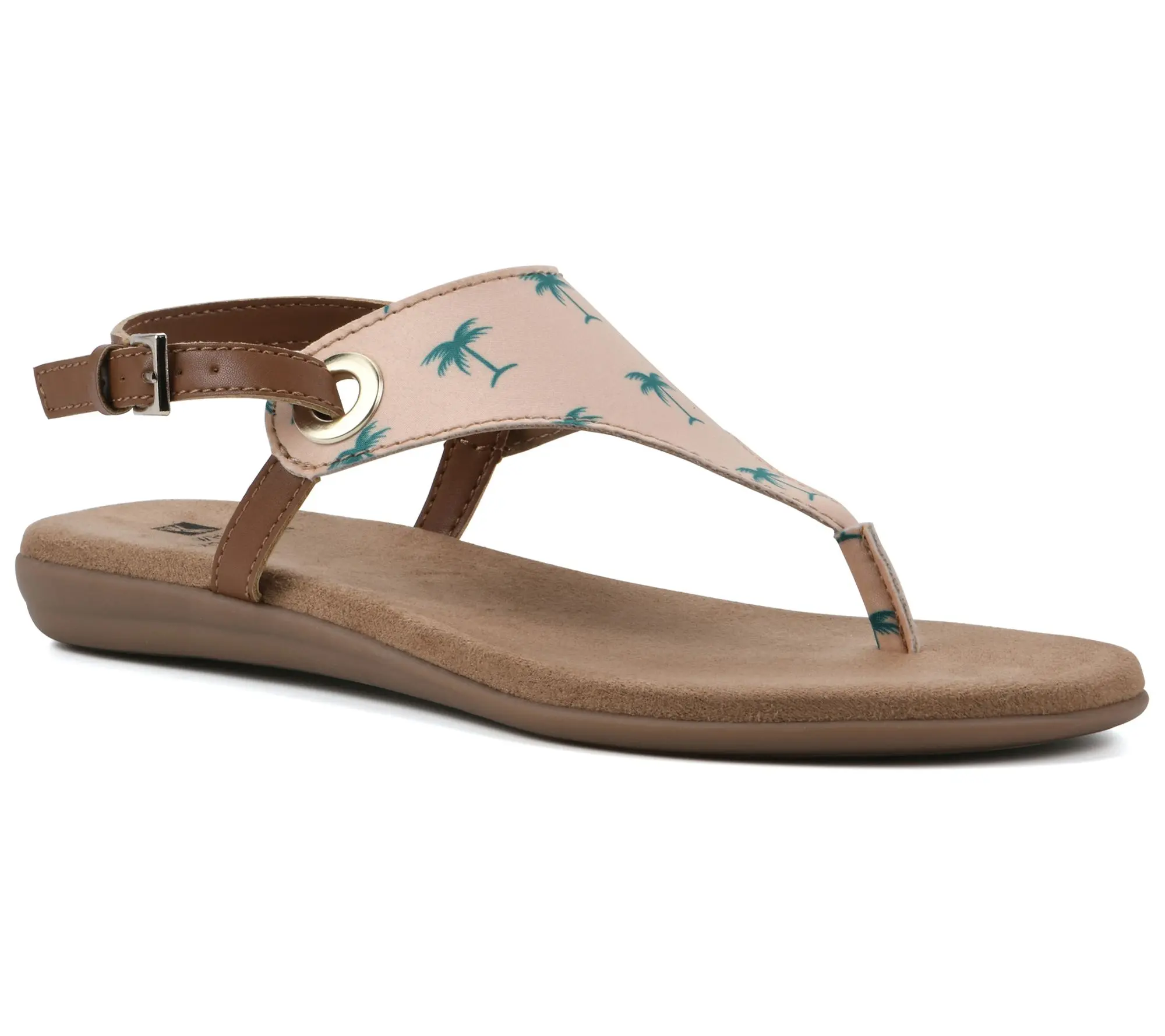 White Mountain Adjustable Thong Sandals - Londo n