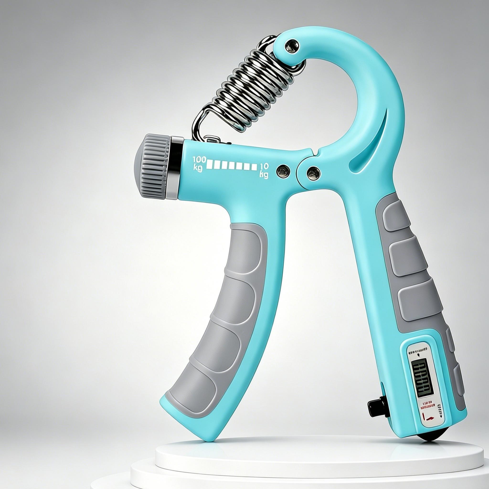 Grip Strength Trainer, Adjustable Resistance Hand Grip Exerciser (5-60kg/10-100kg), Forearm Strengthener for Muscle Building & Injury Recovery