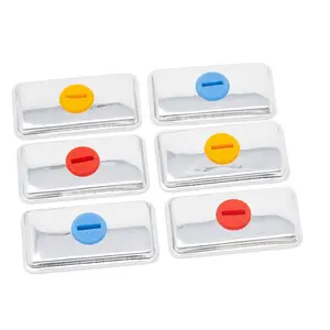 Lids for Square Popsicle Molds with Steel and Bamboo Sticks