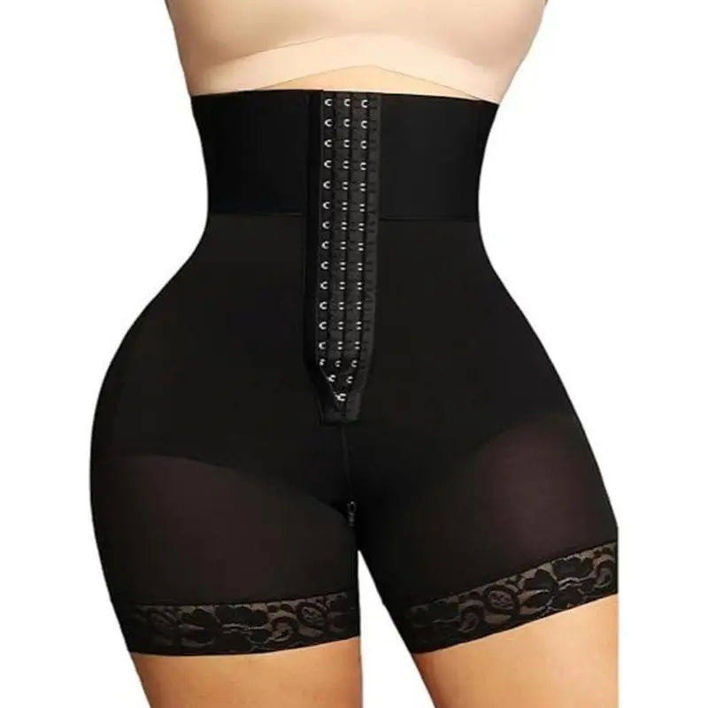 Hip Lift Compression body shapewear,high waist short,Tummy Control Fajas waist trainers,Sexy Non Slip,Butt Lift Body Shaper,Minimalist Basic Comfort fajas Fit Womenswear,faja strapless Seamless Check Black,Waist-cinching abdominal control pants