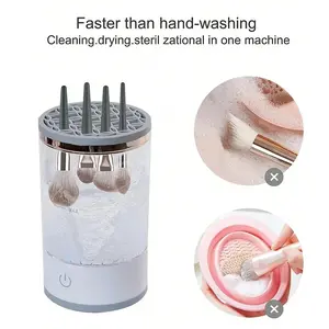 Automatic Make Up Brush Cleaner Electric Brush Cleaning Machine Fast Clean Dryer