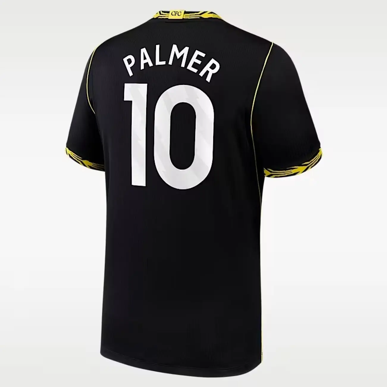 Unisex Soccer Mens Athletic Short Sleeve Football Shirt Sports Fan Training Top Breathable Lightweight Casual Streetwear Palmer  Away Replica Player Jersey - Black