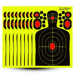 Outdoor Shooting Target Paper, 16 Sheets/set Bright Target Paper, Easy To Stick Target Paper for Outdoor Sports, Sports & Outdoor Accessories