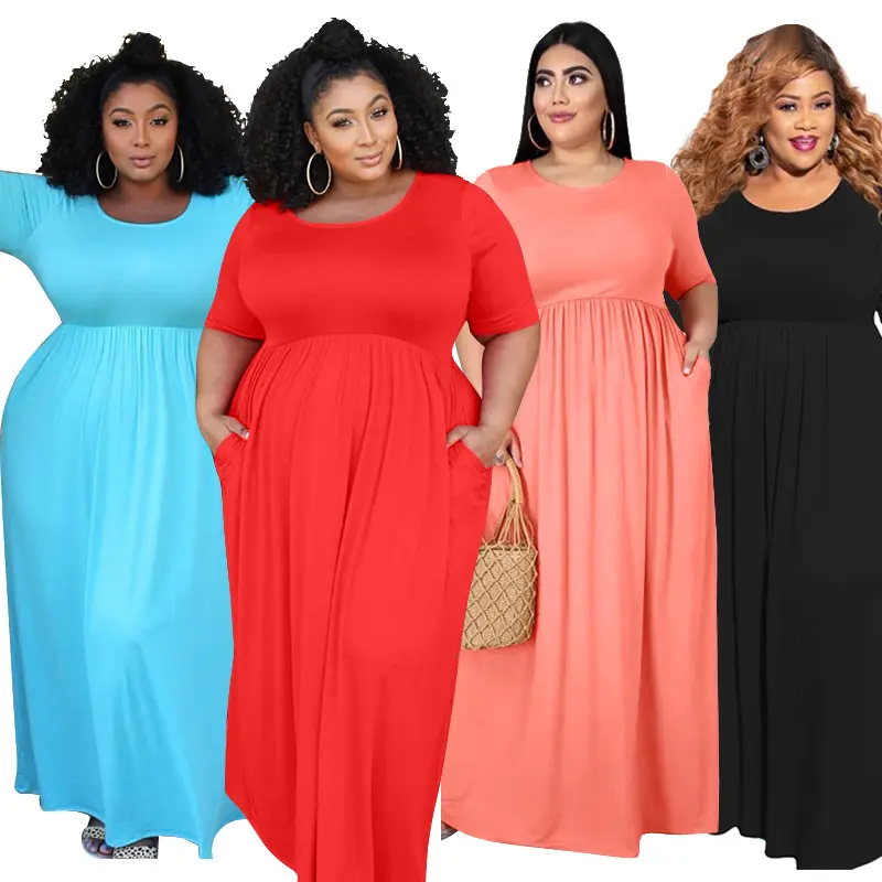 knee length dresses for ladies Sexy Big size 6XL Fat MM Woman dress Summer casual black and white str –  Mega Mart Center