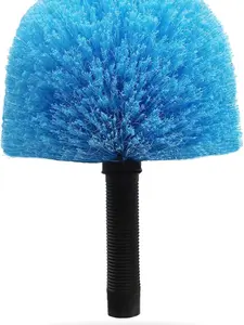 Cobweb Duster Head Brush-Twist-On Spider Web Brush for Outdoor & Indoor Web Cleaning // Fits Standard Acme Threaded Poles // Cobweb Duster Brush Head Only-Blue -1 Pack