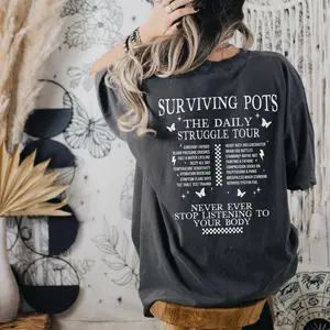 POTS Syndrome Tour Shirt Postural Orthostatic Tachycardia Syndrome Awareness Tshirt Autonomic Nervous System Disorder Gift For Potsie Tee