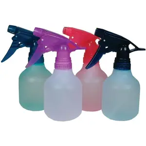 Empty  bottles assorted colors (2)