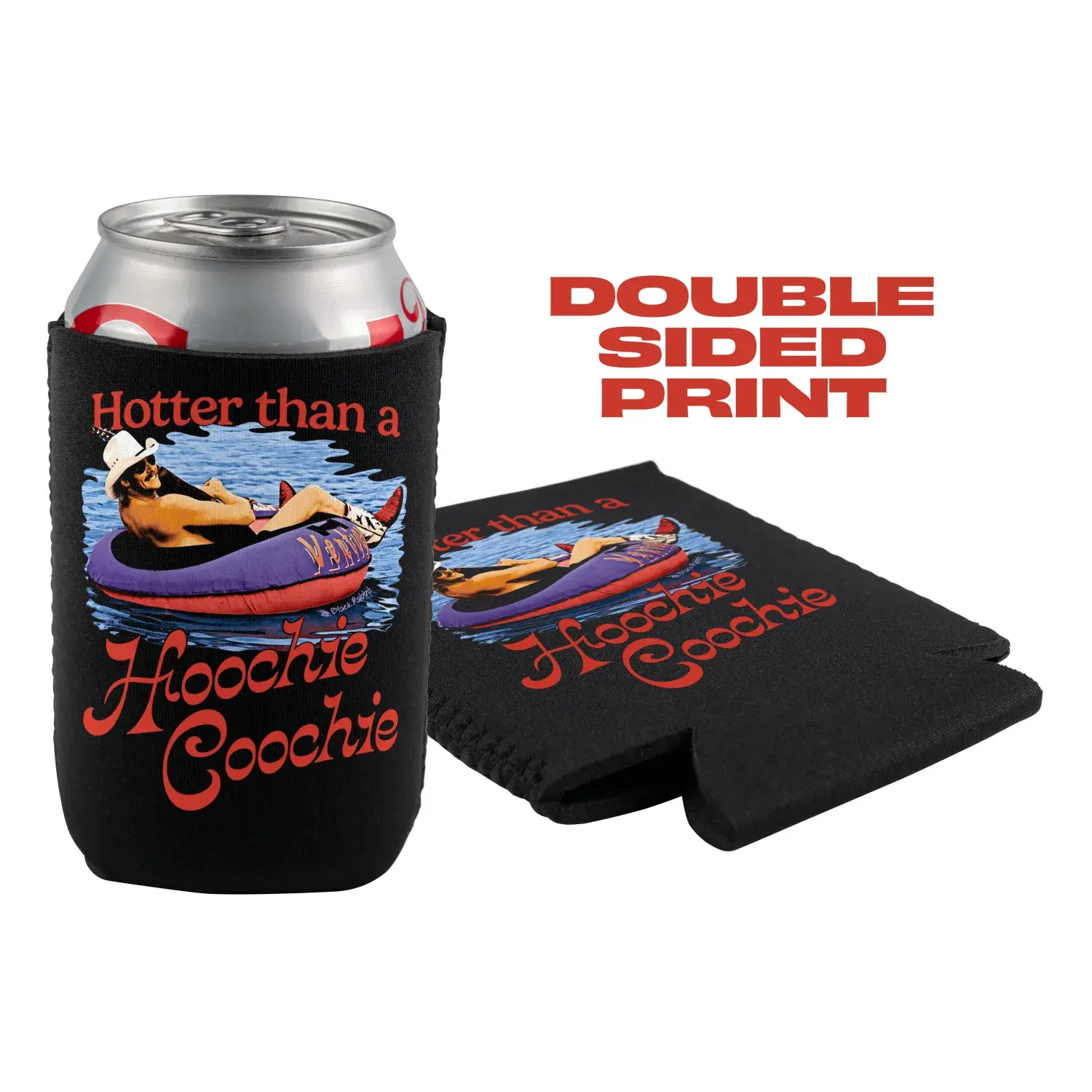 Hotter Than A Hoochie Coochie 90s Country Retro Insulated Can Cooler