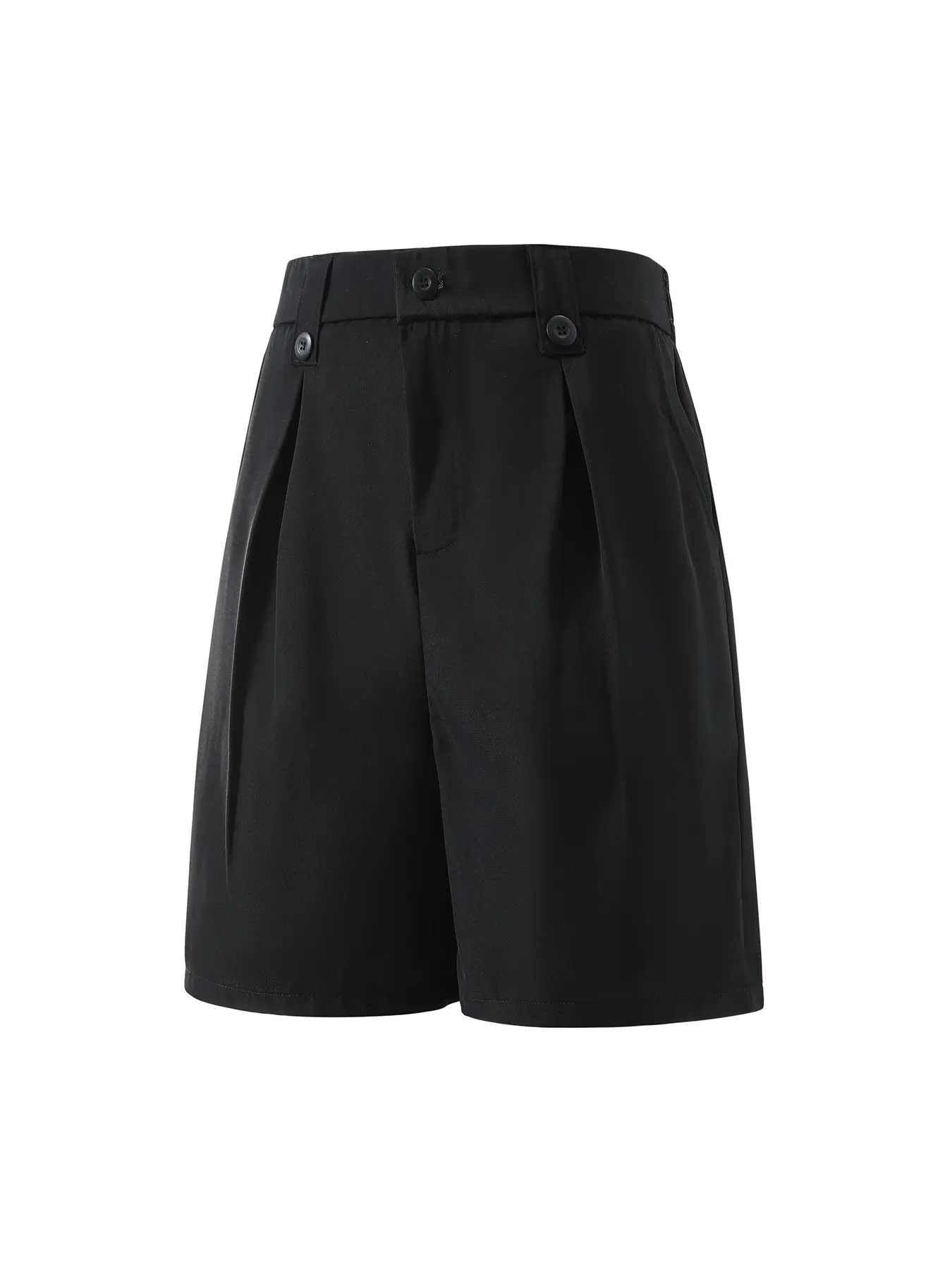 Men’s summer lightweight suit shorts — business formal for meetings, casual loose fit, versatile men’s dress shorts