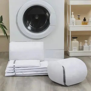 Versatile Shoe Washing Bag - Durable Mesh Laundry Bag for Sneakers, Running Shoes, Socks & Bras with Zipper Closure, Laundry Bag