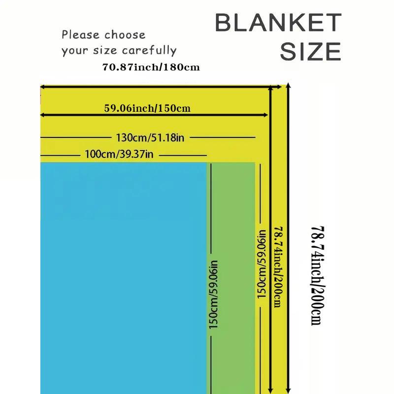 Hello Kitty Pattern Blanket, Soft Warm Throw Blanket, Air-conditioned Room Blanket, Nap Blanket for Home Office Travel Camping