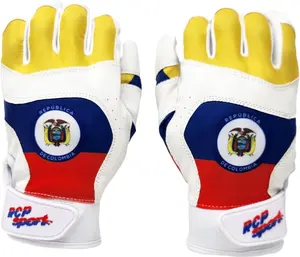 RCP Baseball and Softball Batting Gloves – Rip and Tear Resistant – Reinforced Crotch, Padded Protection, Adjustable Sizes, Guantes de bateo