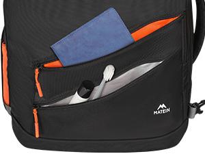 【Back To School】MATEIN Airline Approved Personal Item Travel Bag, Underseat Carry On Luggage Backpack with Detachable Shoe Compartment, Electronics Case, Adjustable Straps, Waterproof for 17" Laptop, Everyday Carry Holiday Bag for Spirit Airlines