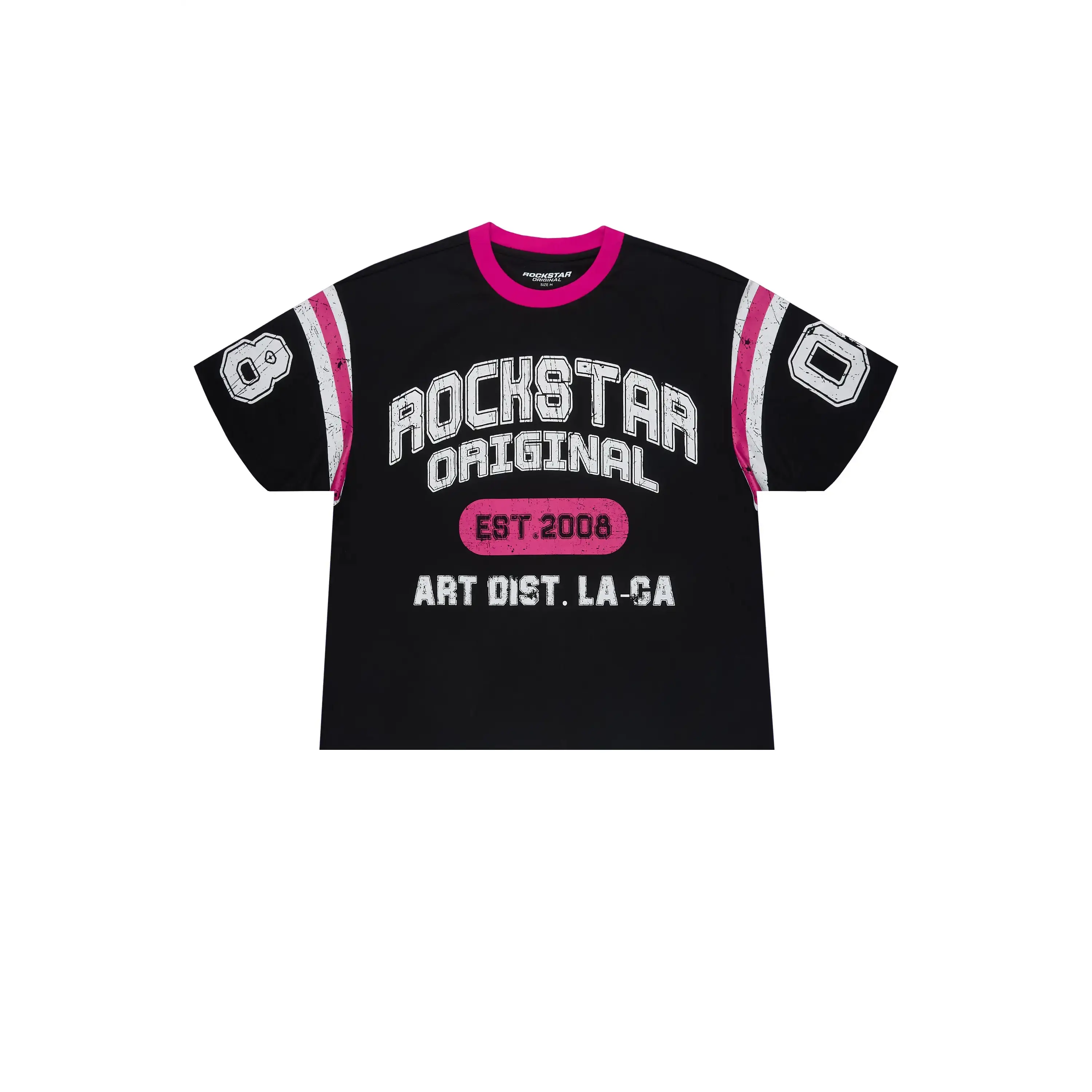 Tenajae Black Boxy Crop Tee Shirt