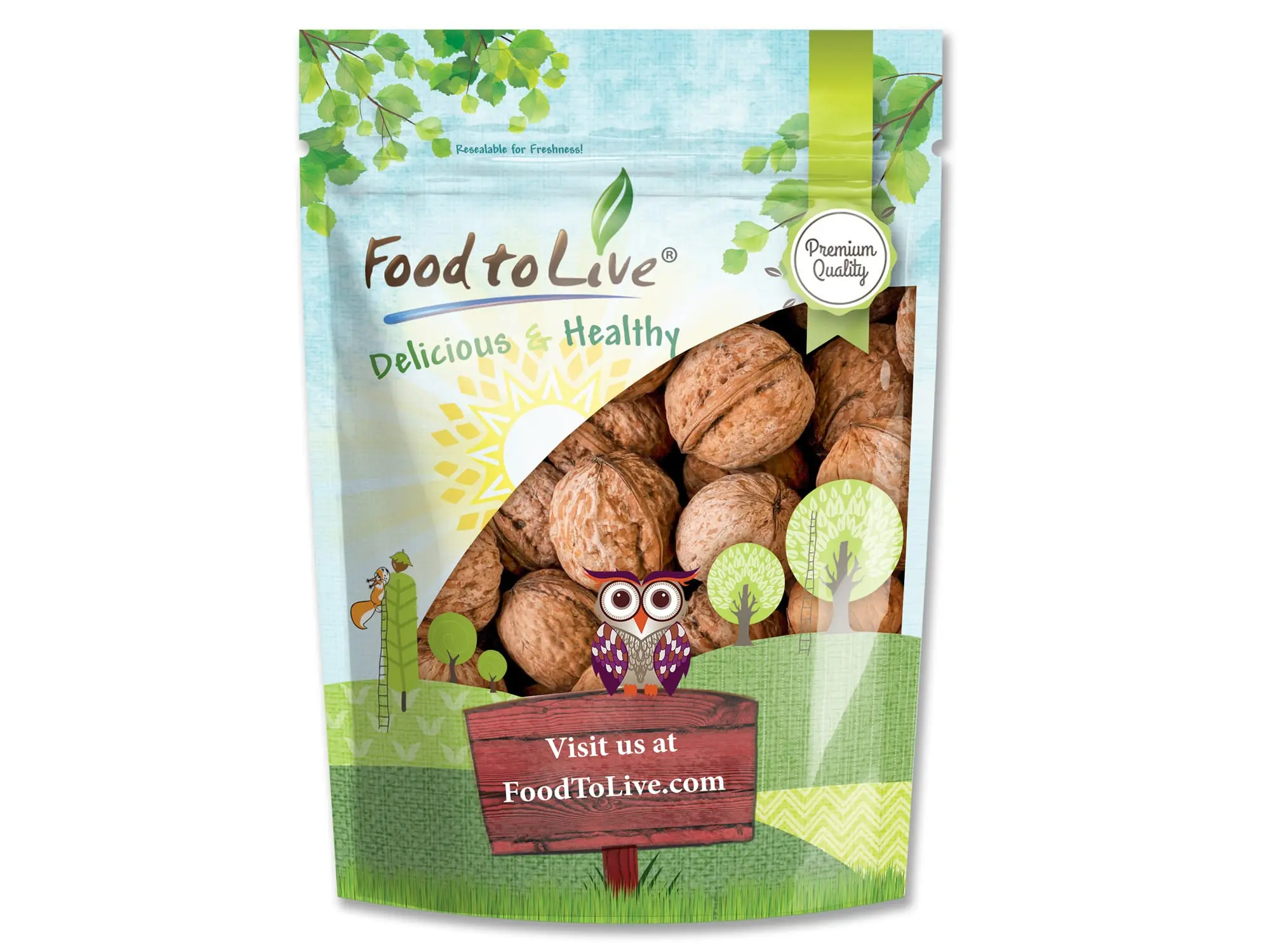 Jumbo Walnuts in Shell - by Food To Live