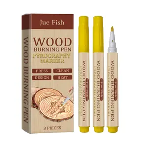 Jue-Fish Woodworking Burning Pen Wood Brand Marker Children's Hand-Made Diy Design Burning Pen