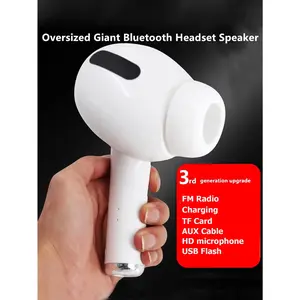 Wireless Bluetooth  Giant Headphone Design Supports TF Cards USB  Creative and Unique Gift  for Home and Outdoor mini speaker expert