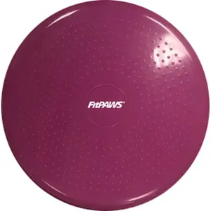 FitPAWS® 14" Balance Disc for Dogs - 13.5 cm Platform with Ribbed & Bumps Textures - Enhances Core Strength & Balance - Ideal for Small & Giant Breeds