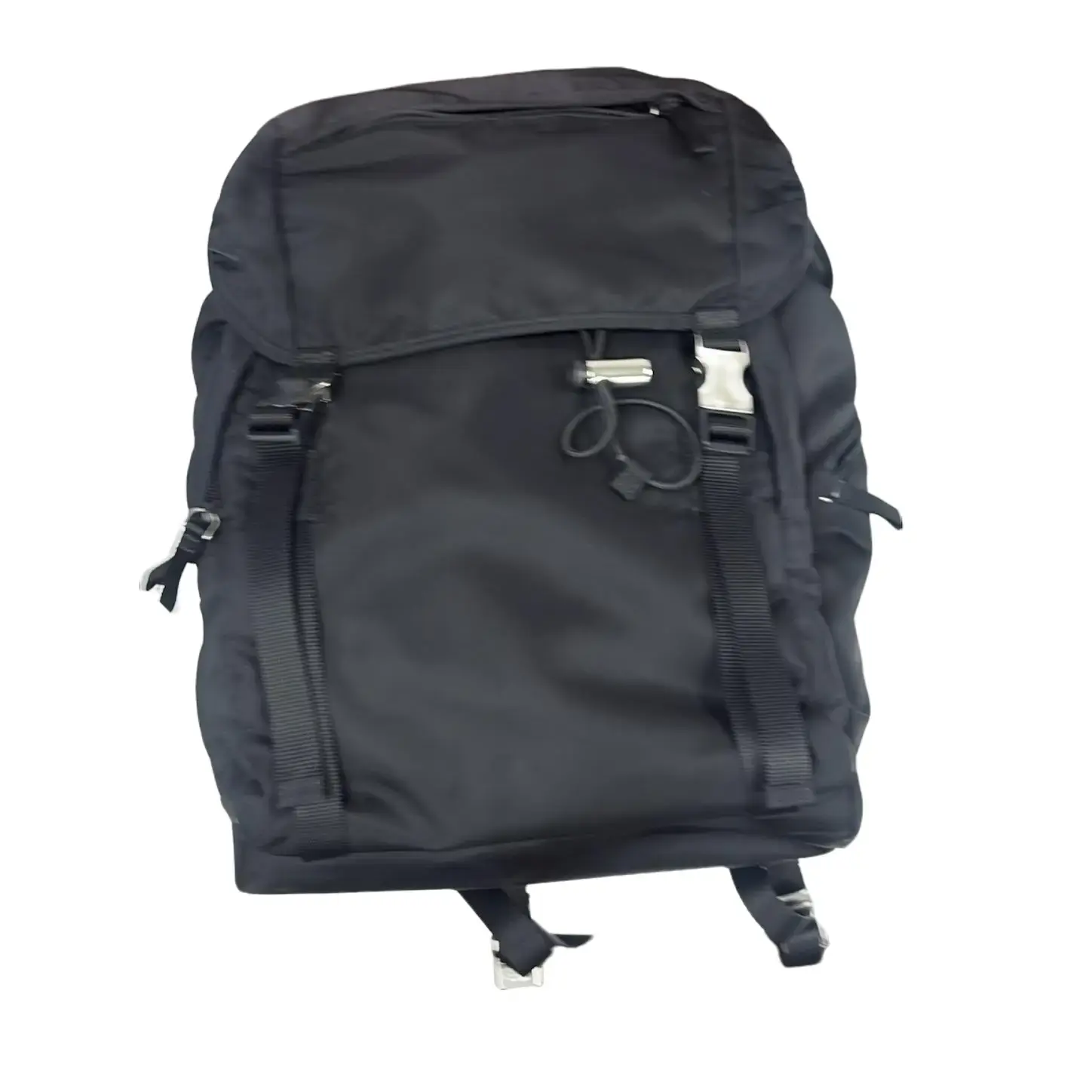 Pre-owned PRADA nylon Backpacks Black Backpack P26050494
