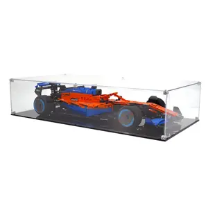Clear Acrylic Display Case Compatible with LEGO® 42141 Technic McLaren F1 Car - Set Not Included