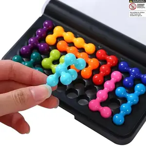 Iq Wisdom Battle (1 Set), DIY Tabletop Game, Mind Training Toy, Logic Space 3D Puzzle, Shape Recognition Puzzles for Kids, Educational Gift for Children