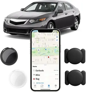 2025 BAcK To scHooL Mini GPS Tracker for Vehicles, GPSVehicle Tracker with Weatherproof Magnetic Case -NoMonthly Fee-Works with Apple Find My (iOS Only) CarSmartphone