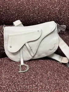 Pre-owned leather Crossbody Bags Christian Dior Vintage Saddle Vintage