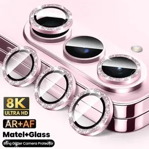 Shiny Eagle Eye Integrated Glass Lens Protector Ring, Compatible with Samsung Galaxy A25, Durable Phone Lens Accessory
