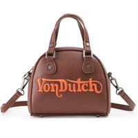 Von Dutch Chopper Cross Bag-Brown and Orange
