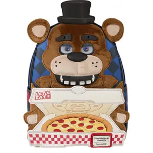 Loungefly Five Nights at Freddy's Freddy Fazbear Plush Cosplay Lenticular Mini Backpack