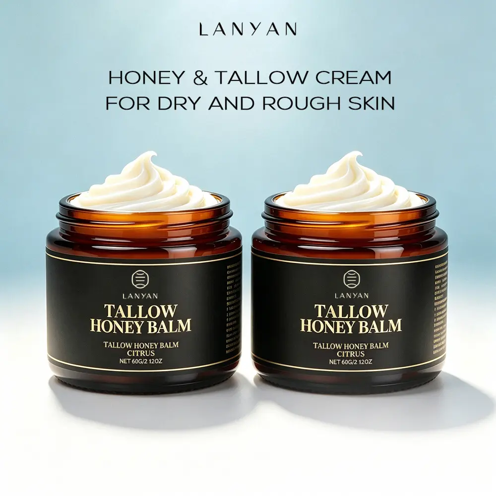[Brand-new Upgrade,Buy 1 get 1 free]Whipped Tallow Balm with Wild Honey - Organic Grass-Fed Beef Tallow & Raw Honey Handmade All-Natural Moisturizer for Soft Smooth Radiant Skin Moisturizing Moisturizing Gentle Moisture Hydrating Cream Body Care summervib