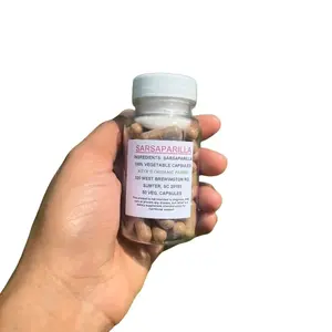 Organic Sarsaparilla 50 500mg Vegan Capsules Dietary Edible