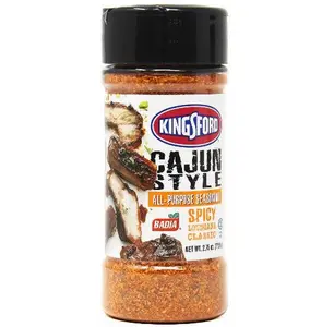 Kingsford Cajun Style Seasoning Spice, 2.75oz, Spicy Hot Spicy Flavor, Seasoning Spice Flavor