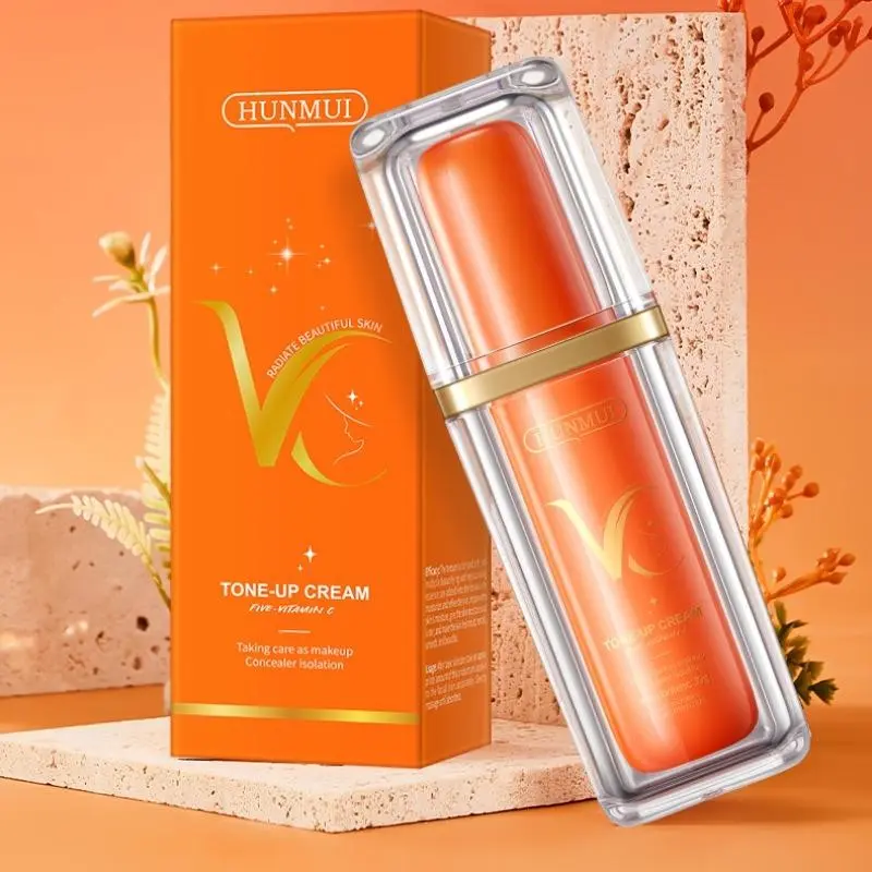 5-in-1 Vitamin C Makeup Cream, Lightweight Moisturizing Hydrating Formula for Breathable Hydration, Smooth Pore Minimizing Care, Hydrating Radiant Glow, Daily Moisturizer, Facial Daily Moisturizer, Beauty Cream