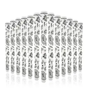 13 Pieces of Non Slip Rubber Exquisite Element Pattern Golf White Grip, Waterproof and Of Excellent Quality, Golf Gift Set professional club grip