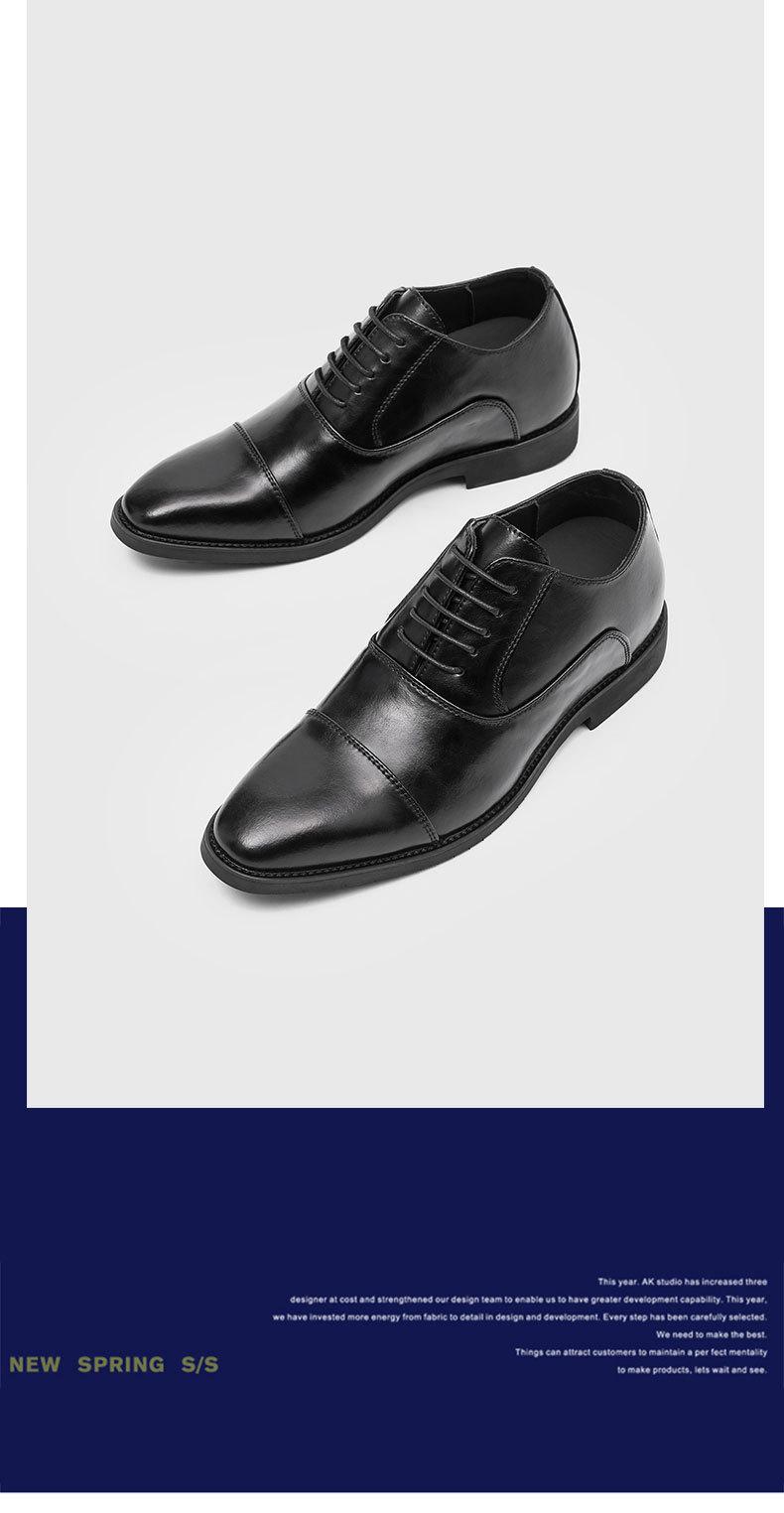 Spring 2026 New Youth Pointed-Toe Leather Shoes – British Classic Retro Workwear Style, Low Heel, Casual Everyday Leather Shoes